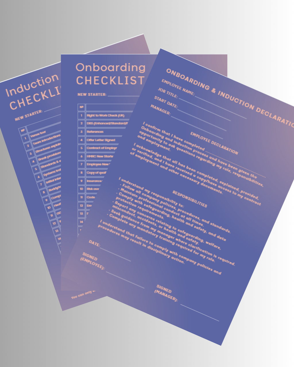 Employee Onboarding Pack